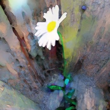 Digital Arts titled "a sip of fresh air" by Tomas Karkalas, Original Artwork, Digital Painting