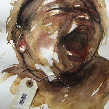 제목이 "Portrait d' ANTONIN"인 그림 Claude Duvauchelle로, 원작, 마커