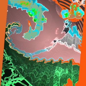 Digital Arts titled "JOGO DE VIBRAÇÕES C…" by Cecília Melo E Castro, Original Artwork, Oil
