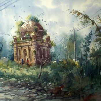 Painting titled "SevenTom_W02" by Kishore Singh, Original Artwork, Oil