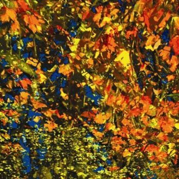 Digital Arts titled "Autumnly #13" by Ken Grzesik, Original Artwork, Digital Painting