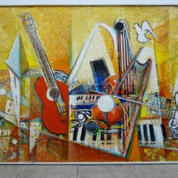 Peinture intitulée "concert" par Pierre Baldi, Œuvre d'art originale