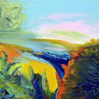 Painting titled "Dans les iles" by Philippe Abril, Original Artwork