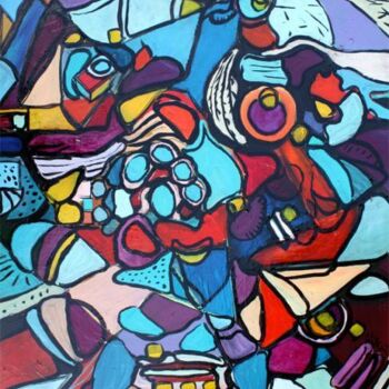 Painting titled "Fortune de mer" by Philippe Abril, Original Artwork, Oil