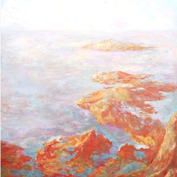 Painting titled "Playa de Arinaga" by Mykola Borysov Kraev, Original Artwork