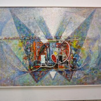 Peinture intitulée "Papillon" par Pierre Baldi, Œuvre d'art originale