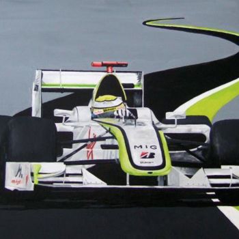 Painting titled "Champion's drive" by Davo, Original Artwork