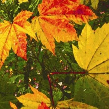Digital Arts titled "Autumnly #22" by Ken Grzesik, Original Artwork, Digital Painting