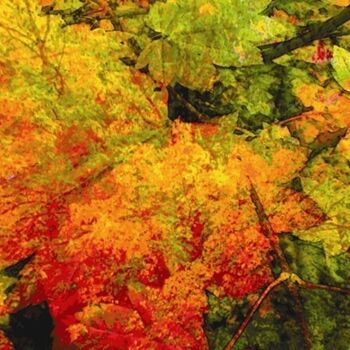 Digital Arts titled "Autumnly #25" by Ken Grzesik, Original Artwork, Digital Painting
