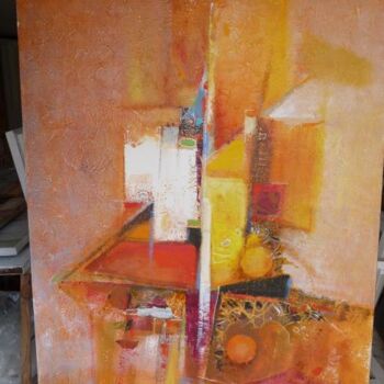 Peinture intitulée "Vivre avec" par Pierre Baldi, Œuvre d'art originale