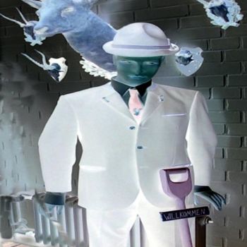 Digital Arts titled "Willkommen" by Angelo Di Pietrantonio, Original Artwork
