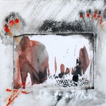 Peinture intitulée "Des visions archaïq…" par Muriel Cayet, Œuvre d'art originale