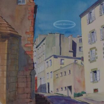 Painting titled "Brest Recouvrance,…" by Claude Marchalot, Original Artwork, Oil