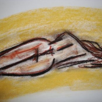 Pintura intitulada ""Uma noite tranquil…" por Maria Teresa Duarte, Obras de arte originais