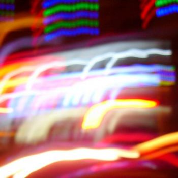 「七彩夜 Colorful Night 2」というタイトルの写真撮影 Dongsheng Guanによって, オリジナルのアートワーク