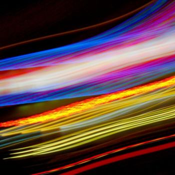 「七彩夜 Colorful Night 2」というタイトルの写真撮影 Dongsheng Guanによって, オリジナルのアートワーク