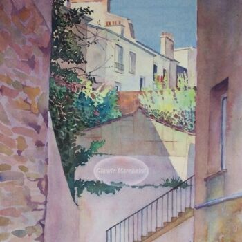 Peinture intitulée "Brest Recouvrance,…" par Claude Marchalot, Œuvre d'art originale, Huile