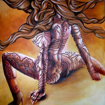Peinture intitulée "Octopus" par Marc Tremblay, Œuvre d'art originale, Autre
