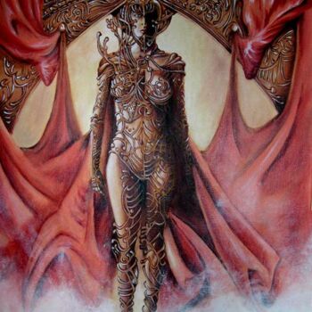 Peinture intitulée "Impératrice" par Marc Tremblay, Œuvre d'art originale, Autre