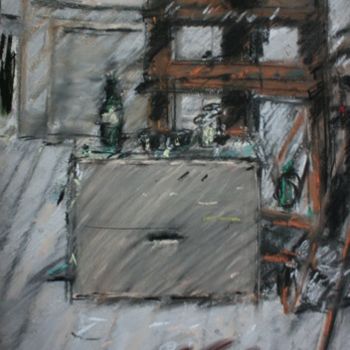 Drawing titled "working space" by Tomas Jokubonis Jr, Original Artwork