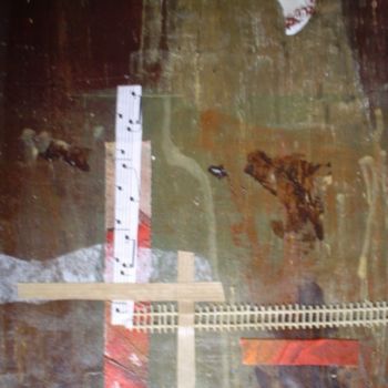 Painting titled "musique au clair de…" by Monique Copolata, Original Artwork