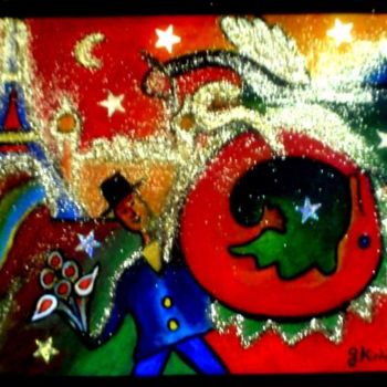 Painting titled "Angels 3" by Georg Kiehn, Original Artwork