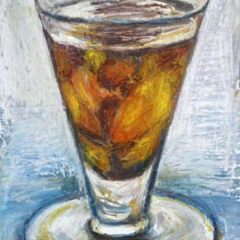 Painting titled "Cocktail" by Nathalia Chipilova, Original Artwork, Acrylic