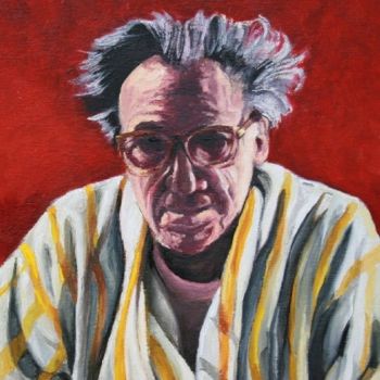 Pintura titulada "Bukowski" por Lluís Pèries Escòlies, Obra de arte original, Oleo