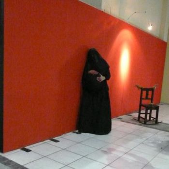 Installation intitulée "pain.jpg" par Marcela Reyes, Œuvre d'art originale