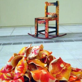 Installation intitulée "chaise_montagne1.jpg" par Marcela Reyes, Œuvre d'art originale