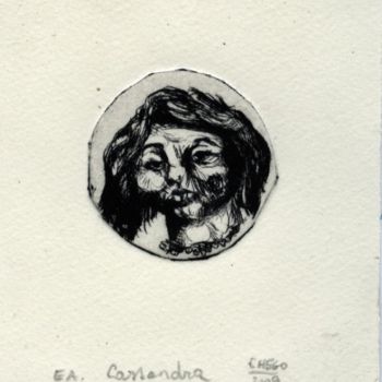 Dessin intitulée "Cassandra." par Frhégo, Œuvre d'art originale