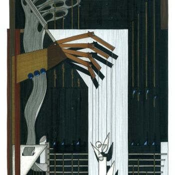 图画 标题为“la manipulation” 由Raf Listowski, 原创艺术品