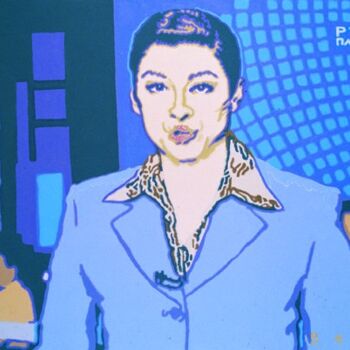 Painting titled "Oleg Tistol. TV + R…" by Oleg Tistol, Original Artwork