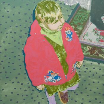 Painting titled "Oleg Tistol. TV + R…" by Oleg Tistol, Original Artwork