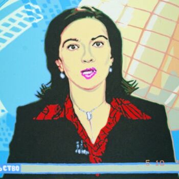 Ζωγραφική με τίτλο "Oleg Tistol. TV + R…" από Oleg Tistol, Αυθεντικά έργα τέχνης