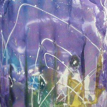 Painting titled "Magnetic Waves" by Dmitri Matkovsky, Original Artwork, Oil