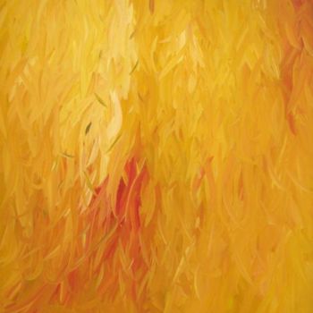 Painting titled "Fall" by Animesh Roy, Original Artwork, Oil