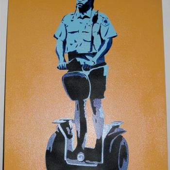 Painting titled "Chicago Cop on a Se…" by Four Deuces Art, Original Artwork, Oil