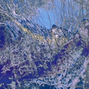 Digital Arts titled "Mountain Winter #20" by Ken Grzesik, Original Artwork, Digital Painting