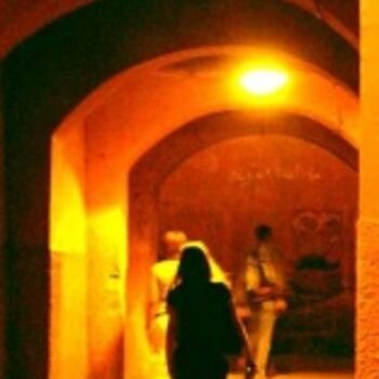 Fotografía titulada "Ombre fugitive" por Jusama, Obra de arte original