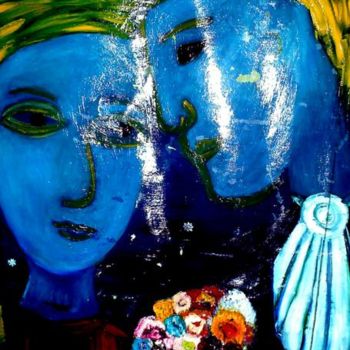 Ζωγραφική με τίτλο "amor2" από Georg Kiehn, Αυθεντικά έργα τέχνης