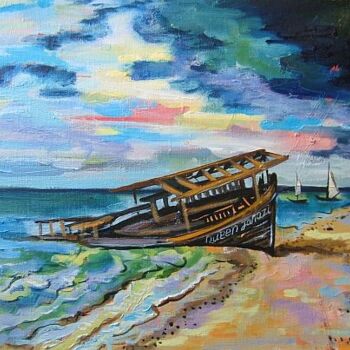 Painting titled "ZANZIBAR" by Nina Silaeva, Original Artwork