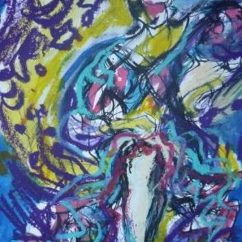 绘画 标题为“Flamenco VI” 由Cristina Vidal, 原创艺术品