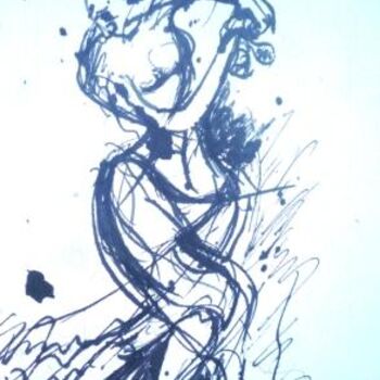 绘画 标题为“Boceto flamenco” 由Cristina Vidal, 原创艺术品