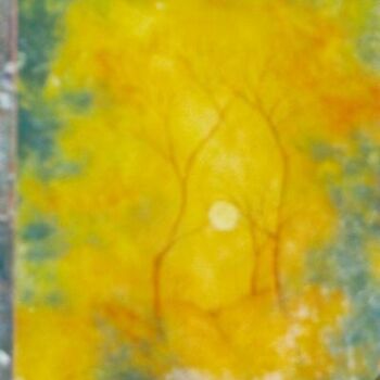 「Forêt enchantée」というタイトルの絵画 Marc Vincentによって, オリジナルのアートワーク, オイル