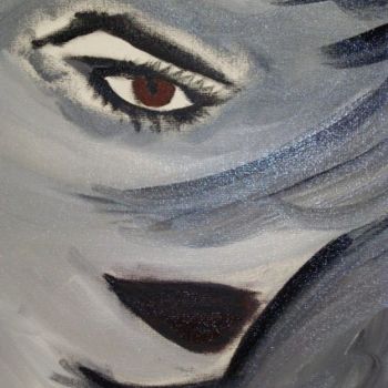 Pintura intitulada ""A minha prisão..."" por Maria Teresa Duarte, Obras de arte originais