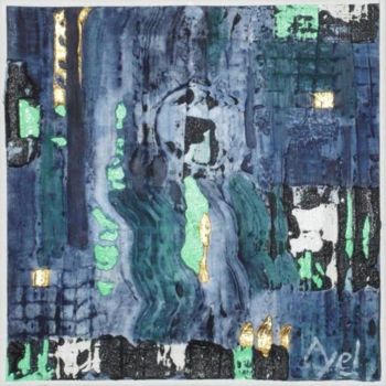 Painting titled "Essai" by Ayel, Original Artwork, Oil