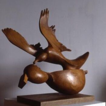Sculpture titled "Emmène-moi" by Michel Ferre, Original Artwork