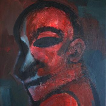 Painting titled "SOLEIL" by Marc Alapont, Original Artwork