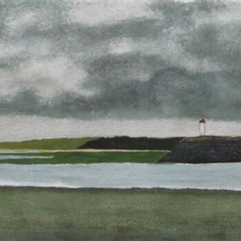 Peinture intitulée "Entrée du port du L…" par Bertrand Gromy, Œuvre d'art originale, Autre